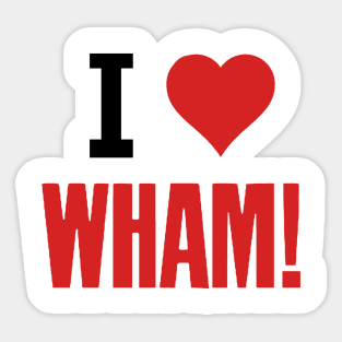 I Heart Wham! Sticker